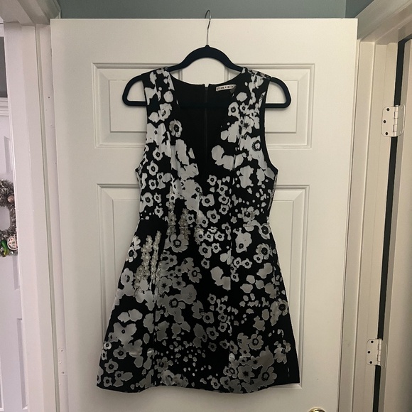 Alice + Olivia Black and Silver Dress - Picture 2 of 2